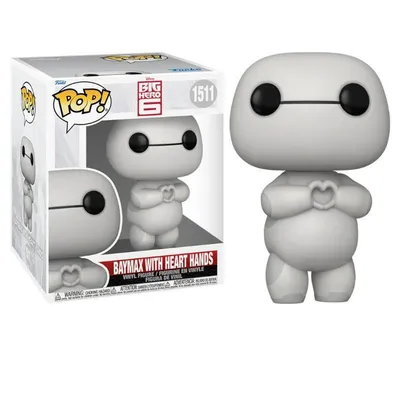 Funko Pop Baymax con manos de corazón de Big Hero 6