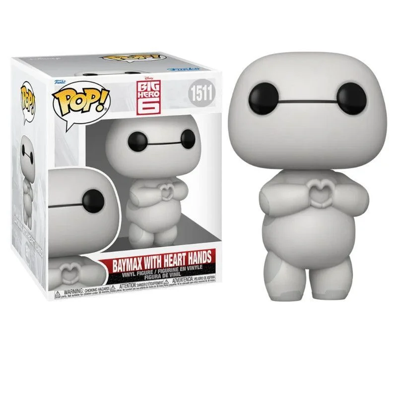 Funko Pop Baymax con manos de corazón de Big Hero 6
