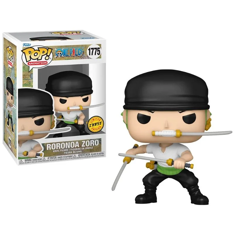 Funko Pop Roronoa Zoro Chase One Piece con espadas