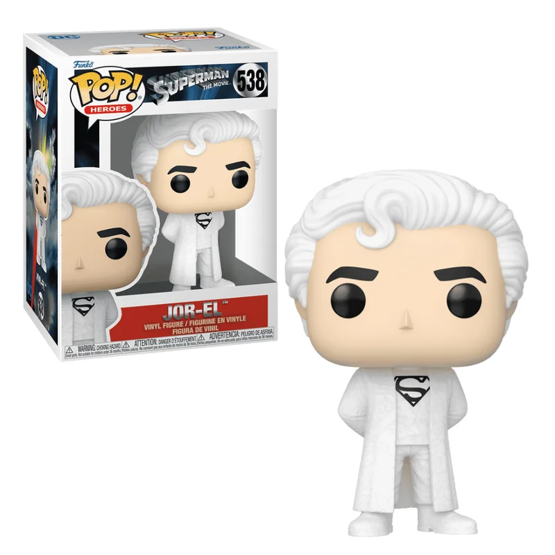Funko Pop Jor-El blanco Superman La Película 1978