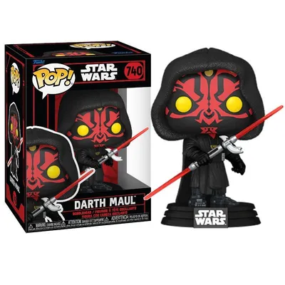 Funko Pop Darth Maul Star Wars #740 con espada láser roja