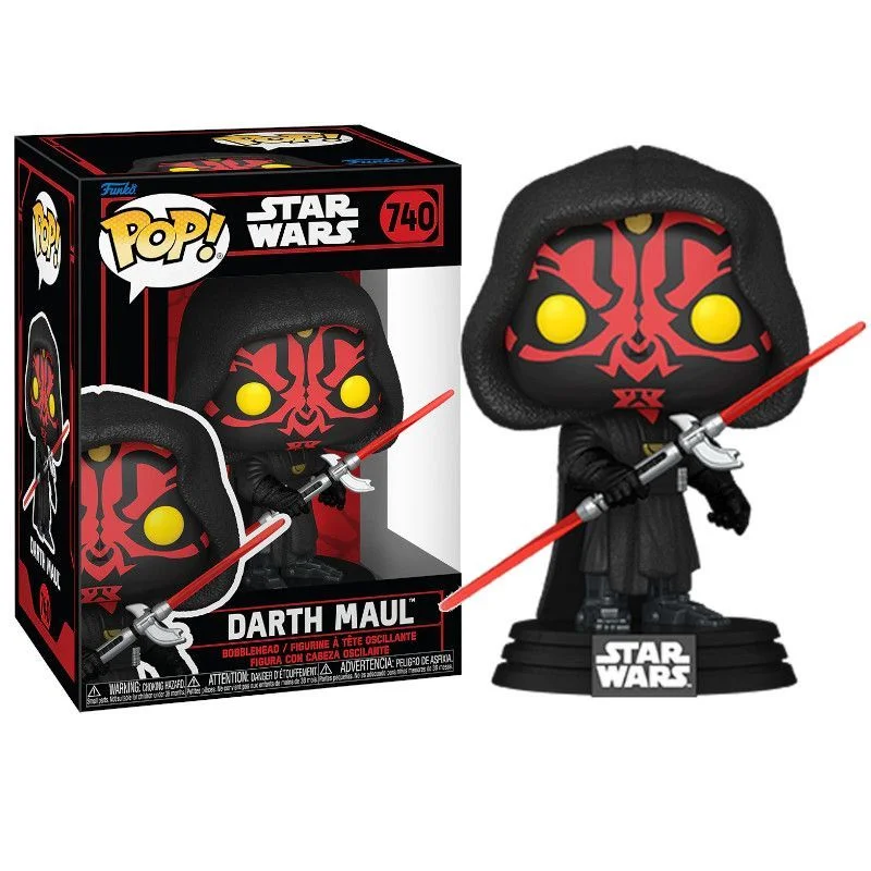 Funko Pop Darth Maul Star Wars #740 con espada láser roja