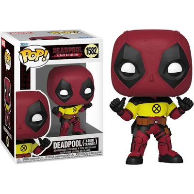 Funko Pop Deadpool entrenador X-Men rojo y negro