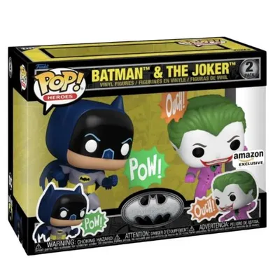Pack Funko Pop Batman y Joker DC Comics exclusiva Amazon