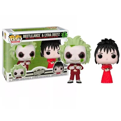 Pack Funko Pop Beetlejuice y Lydia Deetz figuras vinilo