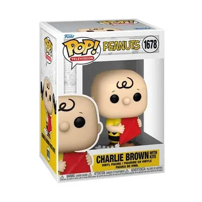 Funko Pop Charlie Brown con cometa roja de Peanuts
