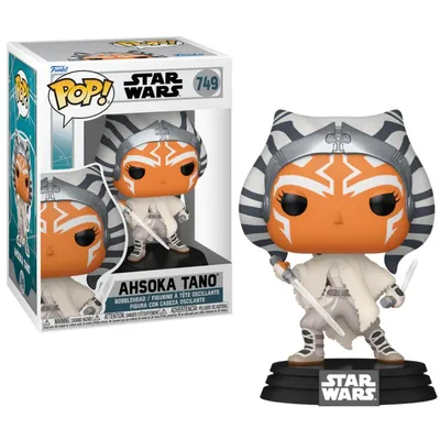Funko Pop Ahsoka Tano túnica blanca Star Wars 749