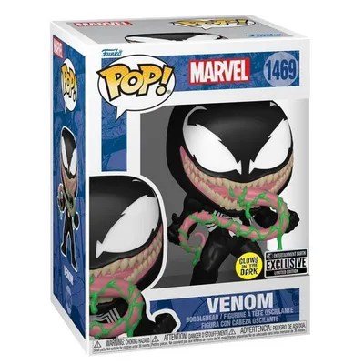 Funko Pop Venom Marvel fosforescente edición exclusiva brilla oscuro