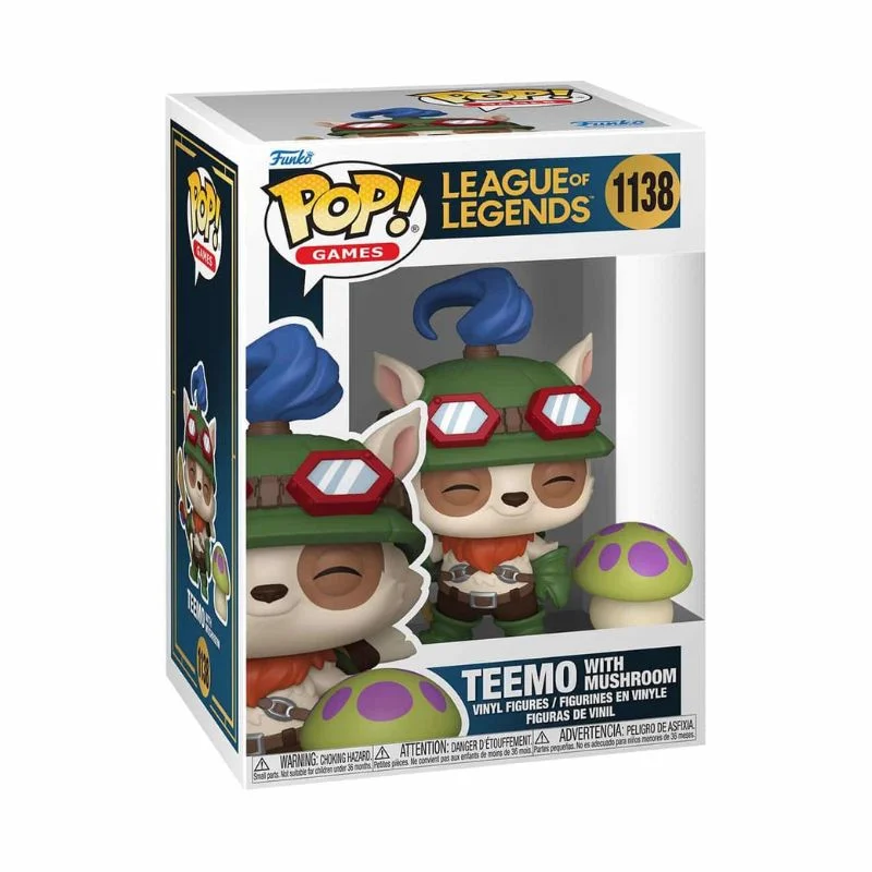 Funko Pop Teemo con Champiñón League of Legends #1138