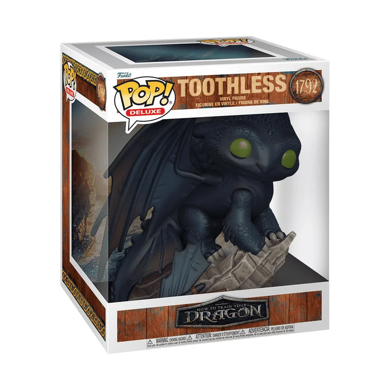 Funko Pop Deluxe Chimuelo dragón negro Cómo Entrenar a tu Dragón
