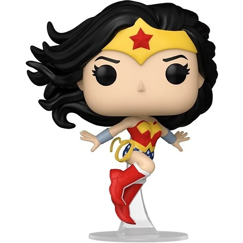 Funko Pop Mujer Maravilla con traje rojo y dorado DC Comics