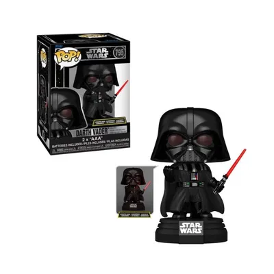 Funko Pop Darth Vader electrónico con luces y sable láser Star Wars
