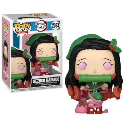 Funko Pop Nezuko Kamado versión navideña Kimetsu no Yaiba