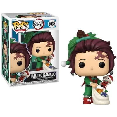 Funko Pop Tanjiro Kamado versión navideña Kimetsu no Yaiba