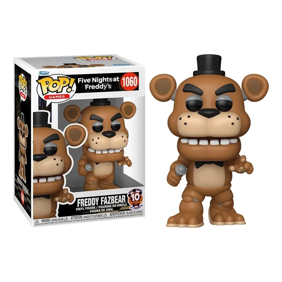 Funko Pop Freddy Fazbear con sombrero de copa - Five Nights at Freddy's