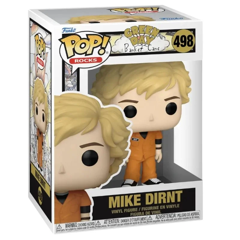 Funko Pop Mike Dirnt Basket Case Green Day figura vinilo