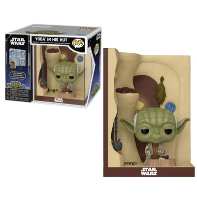 Funko Pop Yoda en su Choza de Star Wars