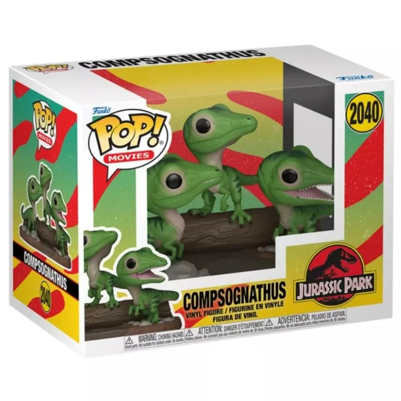 Funko Pop Compsognathus de Jurassic Park - Set de figuras de vinilo