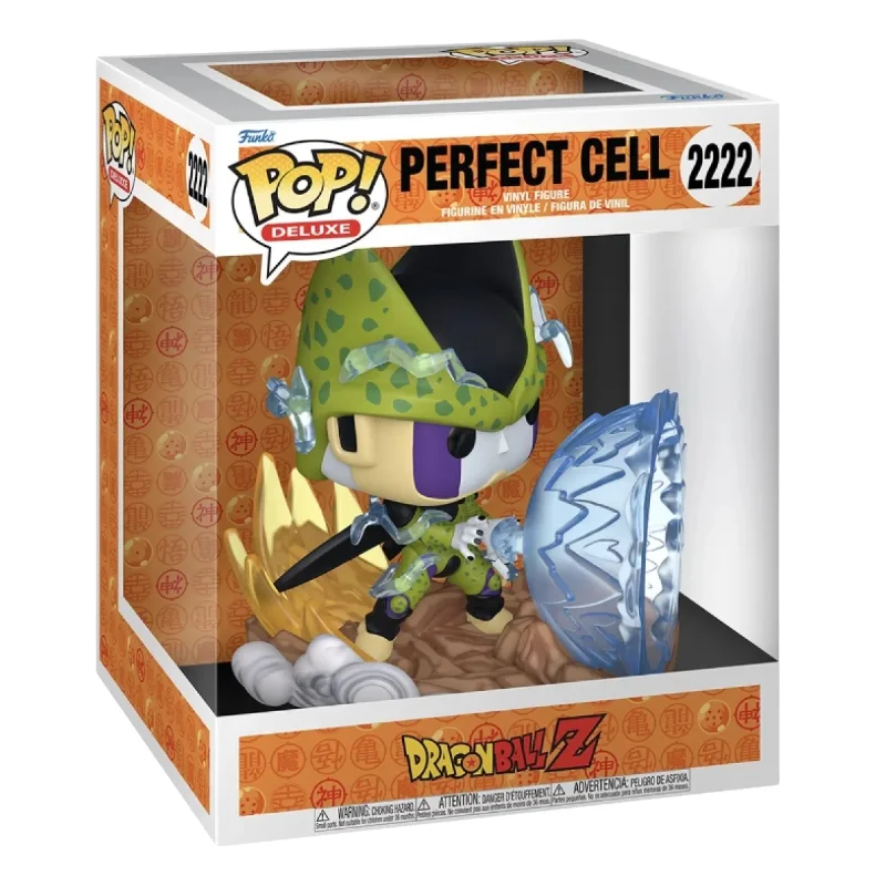 Funko Pop! Deluxe Perfect Cell Dragon Ball Z con accesorios de escena