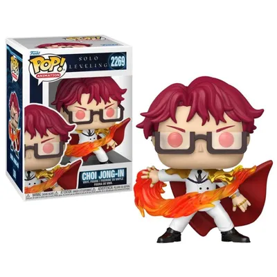 Figura Funko Pop Choi Jong-In de Solo Leveling con fuego mágico