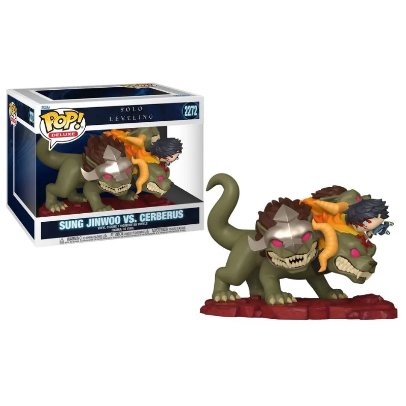 Funko Pop Sung Jinwoo vs. Cerberus de Solo Leveling