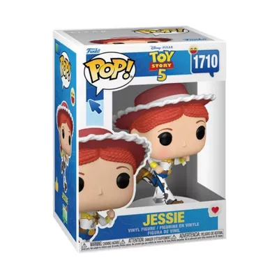 Funko Pop Jessie con traje rojo y sombrero vaquero de Toy Story 5