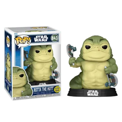 Funko Pop Rotta the Hutt Star Wars brilla en la oscuridad