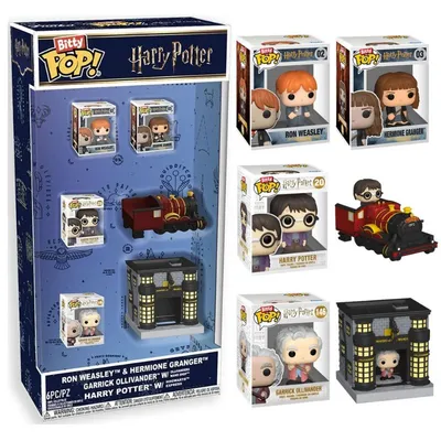 Set Bitty Pop Harry Potter con figuras, tren y castillo