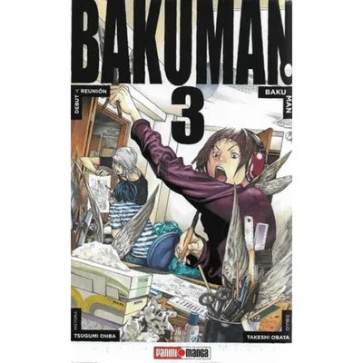 Portada Manga Bakuman Tomo 3 Panini Manga