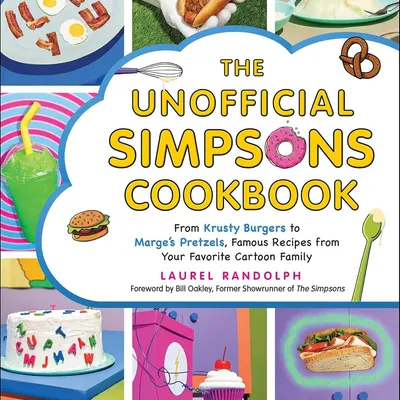 Portada del Libro de Recetas Los Simpson con platos icónicos de la serie
