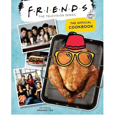 Libro oficial de cocina Friends con pollo y personajes de la serie