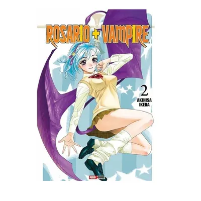 Portada Manga Rosario + Vampire Tomo 2 — Akihisa Ikeda