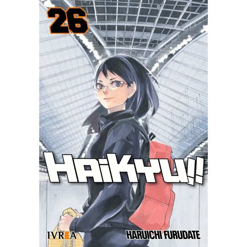 Portada del manga Haikyu!! Tomo 26 con Mika Atsumu