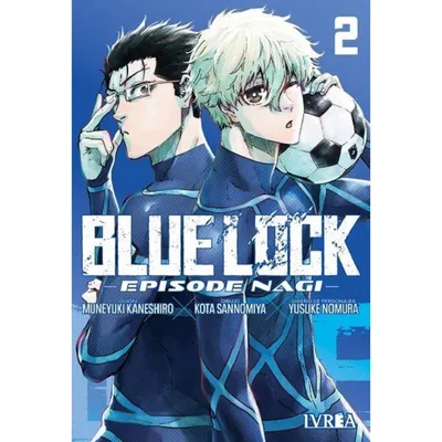 Portada Manga Blue Lock Episode Nagi Tomo 2 con personajes principales