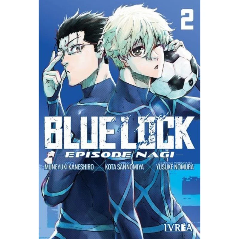Portada Manga Blue Lock Episode Nagi Tomo 2 con personajes principales
