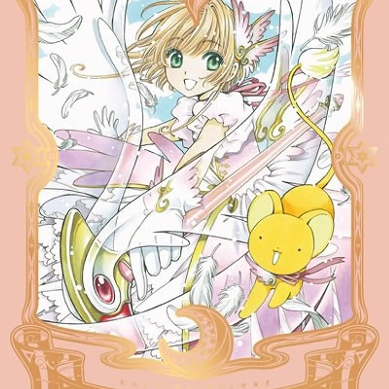 Manga Sakura Card Captors tomo 1 edición deluxe con Sakura Kinomoto y Kero