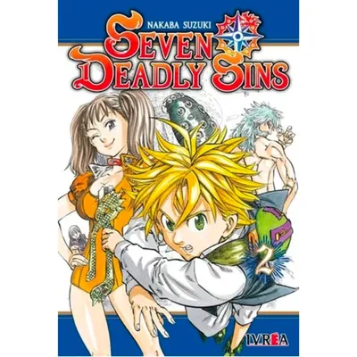 Portada manga Seven Deadly Sins volumen 2 con Meliodas y personajes principales