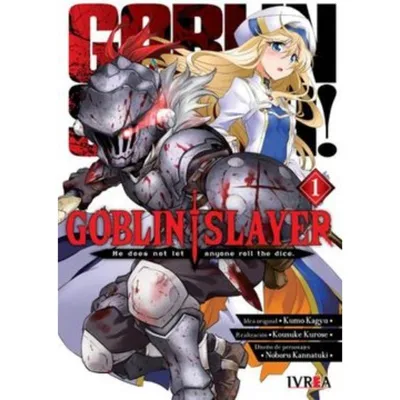 Portada Manga Goblin Slayer Tomo 1 con personajes principales