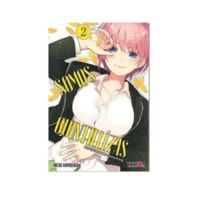 Portada Manga Somos Quintillizas Tomo 2 Negi Haruba