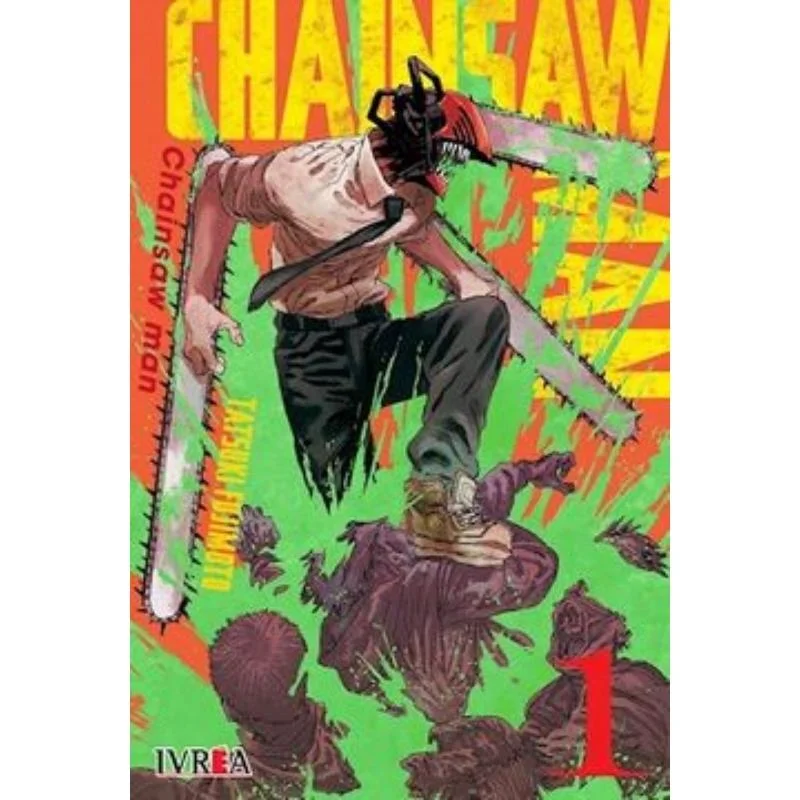 Portada Manga Chainsaw Man Tomo 1 Ivrea