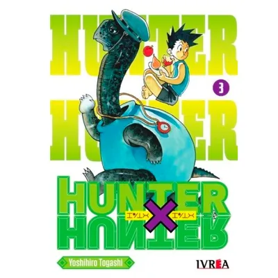 Portada Manga Hunter x Hunter volumen 3 con Gon y Killua