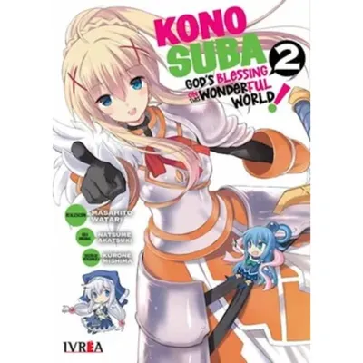 Portada Manga Konosuba Volumen 2 - Ivrea