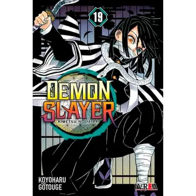 Portada Manga Demon Slayer Kimetsu no Yaiba Tomo 19 Ivrea