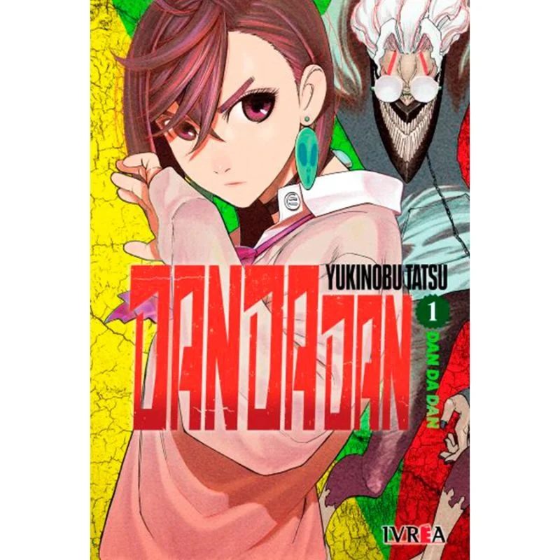 Portada manga Dan Da Dan tomo 1 con protagonista de cabello rojo