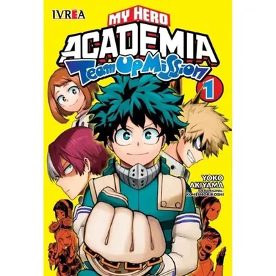 Portada Manga My Hero Academia Team Up Mission volumen 1