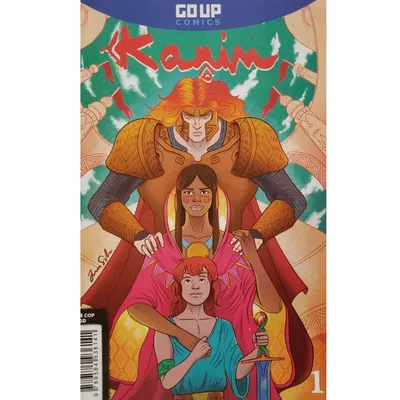 Portada del Cómic Karin Vol. 1 de Go Up Comics con personajes principales
