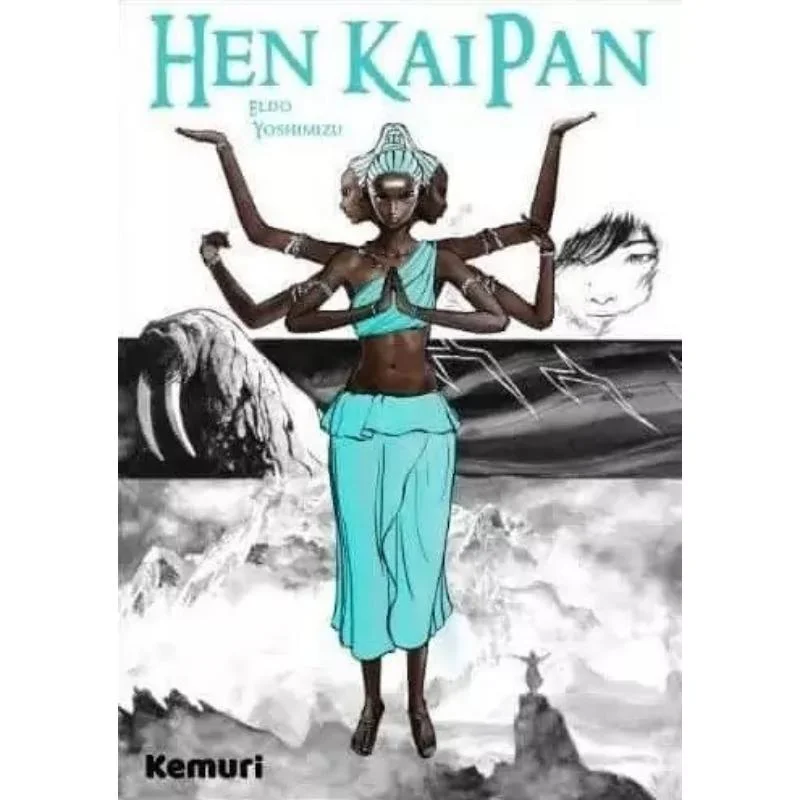Portada del manga Hen Kai Pan Kemuri con personaje de múltiples brazos