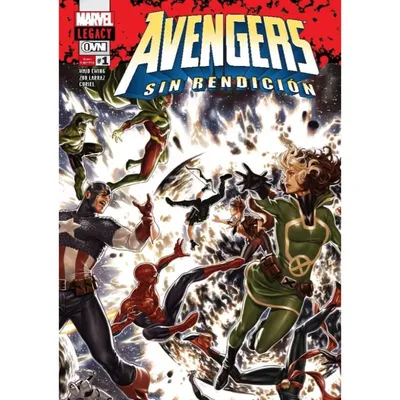 Portada cómic Avengers Sin Rendición Marvel Legacy Vol. 1