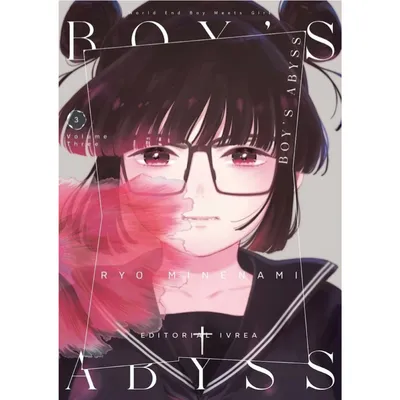 Portada Manga Boy's Abyss Volumen 3 con protagonista de lentes