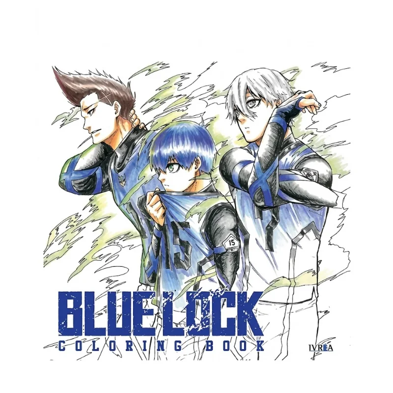 Libro para colorear Blue Lock con personajes principales